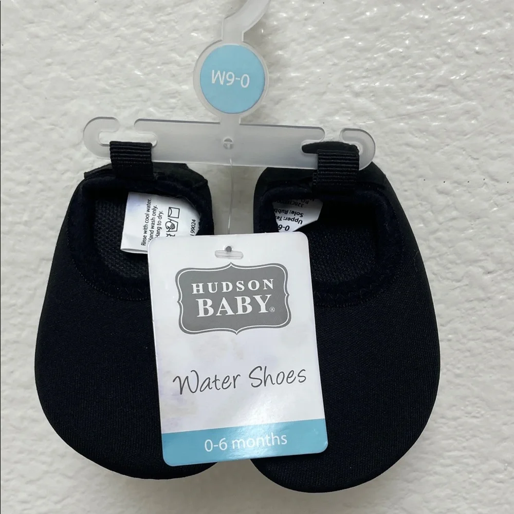 Hudson Baby Black Water Swim Shoes Unisex 0-6 Months